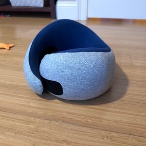 Share Ostrich Go Neck Pillow Deep Blue Washable Cover Memory Foam Travel Pillow